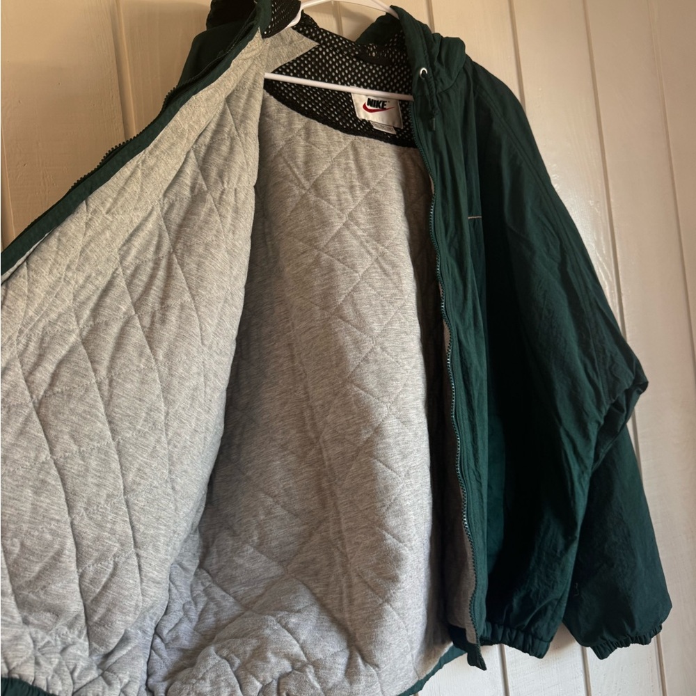 Vintage Nike 90’s Green Track Jacket - Picture 7 of 10
